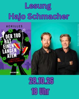 📚🔪 Lesung mit Dr. Hajo Schumacher – Spannung trifft schwarzen Humor!

Am 28. Oktober ist Dr. Hajo Schumacher bei uns im Stadtteilzentrum Weißensee zu Gast! Er liest aus seinem gemeinsam mit Michael Meisheit geschriebenen Berlin-Krimi „Der Tod hat einen langen Atem“.

Grausige Funde entlang der Berliner Mauer, ein rätselhafter Mörder und Ermittlungen rund um den Berliner Ultramarathon: Freut euch auf einen mörderisch spannenden Abend mit überraschenden Wendungen und einer ordentlichen Prise schwarzem Humor! 🏃‍♂️🕵️

📅 28. Oktober 🕕 18–20 Uhr 📍 Stadtteilzentrum Weißensee, Saal

🎟️ Eintritt: Spende erwünscht 🙌 Anmeldung nicht nötig – einfach vorbeikommen!

Wir freuen uns auf euch!

#HajoSchumacher #DerTodHatEinenLangenAtem #Lesung #BerlinKrimi #Krimiabend #SchwarzerHumor #KulturInBerlin #Weißensee #StadtteilzentrumWeißensee #VeranstaltungBerlin #Lesetipp #BerlinKultur